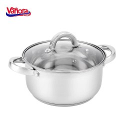 CRATITA INOX+CAPAC 22x10.5CM,3.9L, IRENE