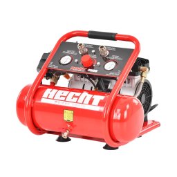 COMPRESOR FARA ULEI, 500W, 230V / 50HZ, MAX. 8 BAR, REZERVOR 6 LITRI, 2 IESIRI, HECHT 2808