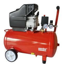 COMPRESOR CU ULEI, MANER, 1500W, TENSIUNE 230 V / 50 HZ, MAX. 8 BAR, REZERVOR 50 LITRI, HECHT 2053