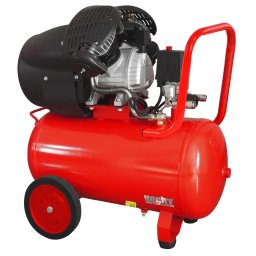 COMPRESOR CU ULEI, 2 CILINDRII, 2200W, TENSIUNE 230 V / 50 HZ, REZERVOR 50 LITRI, HECHT 2353