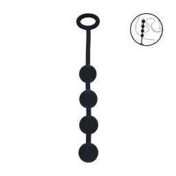 Levelz Round Silicone Anal Balls S 20mm Black