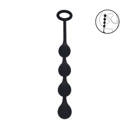 Levelz Waterdrop Silicone Anal Balls S 20mm Black
