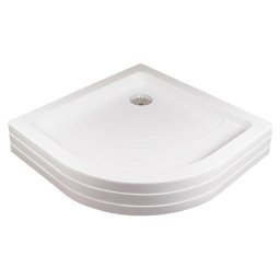 Ravak A204001120 - Tăviță de duș în formă de sfert de cerc RONDA 80x80 cm, alb