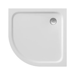 Ravak XA244401010 - Cadă de duș în formă de sfert de cerc ELIPSO 80x80 cm, albă