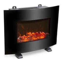 Șemineu electric LED cu încălzire LED/2000W/230V + telecomandă