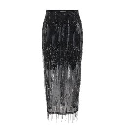 ONLY Fusta Onlspacy Hw Long Sequins 15359937 C-N10 black