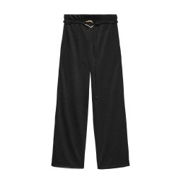 VERO MODA Pantaloni Vmlouisa Hw Wide Jrs 10336211 C-N10 black