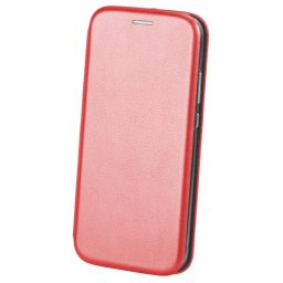 Husa Husa Piele Ecologica OEM Elegance pentru Samsung Galaxy A10 A105, Rosie