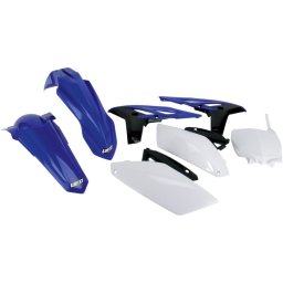 Kit plastice Yamaha YZF250 2010, albastru alb, culoare OEM