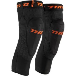 Set genunchiere Thor XP Knee Guard, culoare negru portocaliu, marime L XL