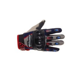 Manusi enduro textil cu protectii kewlar, culoare negru gri, marime XL