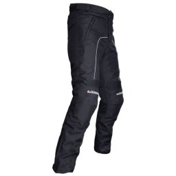 Pantaloni moto textili impermeabili Leoshi, culoare negru, marime 2XL