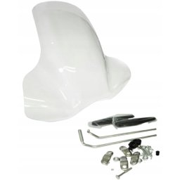 Parbriz moto cu prinderi universale, 675x580mm