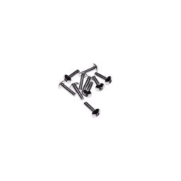 Set 10 suruburi carene, 5x20mm, culoare argintii