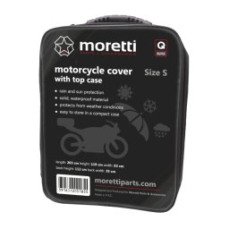 Prelata moto impermeabila, pentru motociclete cu top case, marime S