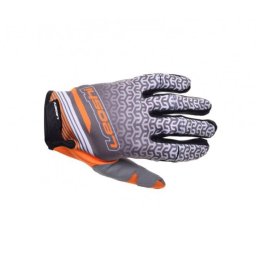 Manusi moto, mx, enduro, atv, marime M, culoare gri portocaliu
