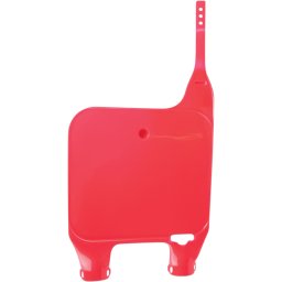 Plastic numar Honda fata, culoare rosu