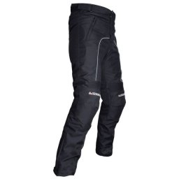 Pantaloni moto textili impermeabili Leoshi, culoare negru, marime 5XL