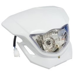 Carena fata si far cross enduro, culoare alb, pentru NXT 250