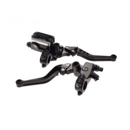 Set pompa frana si maneta ambreaj, culoare negru