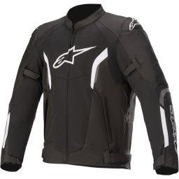 Geaca moto Alpinestars AST Air v2, culoare negru alb, marime M