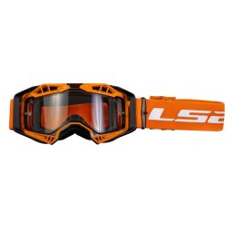 Ochelari LS2 cross enduro atv, culoare portocaliu, lentila clara