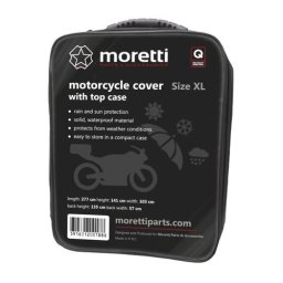 Prelata moto impermeabila, pentru motociclete cu top case, marime XL