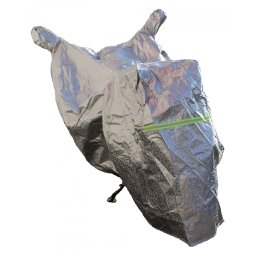 Prelata moto impermeabila, culoare argintiu, marime XL, dimensiuni 240x115cm