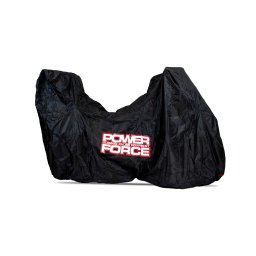 Prelata moto impermeabila pentru motoare cu topcase, marime XL, culoare negru, PowerForce