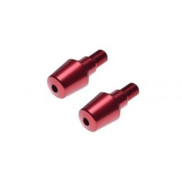 Set 2 capeti ghidon moto Yamaha M16X1.5, culoare rosu