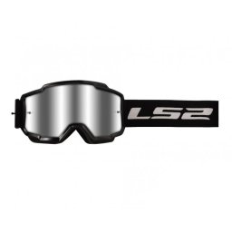Ochelari cross enduro atv LS2, lentila oglinda, culoare negru