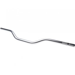Ghidon enduro atv aluminiu, prindere 28,5mm, culoare argintiu, echivalent Renthal H839