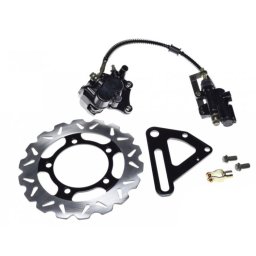 Sistem franare spate complet: Etrier, suport etirer, pompa, disc