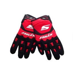 Manusi enduro atv cross Asix AS3 Senior, culoare rosu, marime M