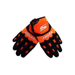 Manusi enduro atv cross Asix AS3 Senior, culoare portocaliu, marime L
