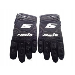 Manusi enduro atv cross Asix AS3 Senior, culoare negru, marime S