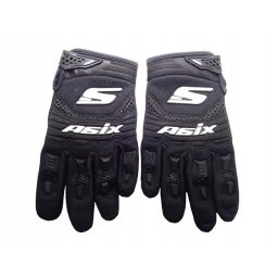 Manusi enduro atv cross Asix AS3 Senior, culoare negru, marime L
