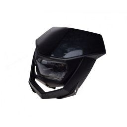 Carena + far, Enduro, culoare negru