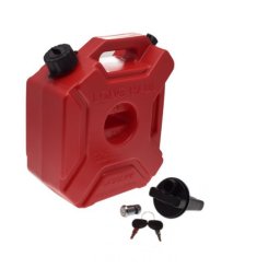 Canistra carburant, plastic si prindere, 5 litri, culoare rosu