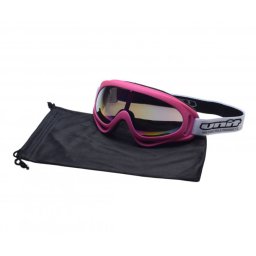 Ochelari copii motocross atv enduro Unit, culoare rama roz, lentila curcubeu