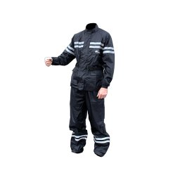 Set pantaloni si geaca de ploaie, culoare negru, marime 2XL