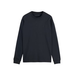 SCOTCH & SODA Bluză Relaxed Fit Logo 181286 021 anthracite