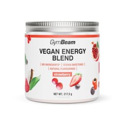 GymBeam Vegan Energy Blend 217,5 g căpșuni