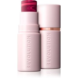 Revolution Skin Silk Blush Stick blush cremos stick culoare Berry Pink Marble 4.5 g