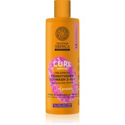 Natura Siberica Oblepikha Siberica Curl Control balsam pentru netezirea părului indisciplinat pentru păr creț 400 ml