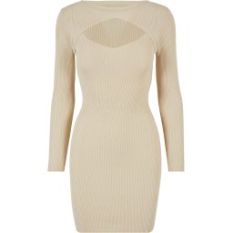 Urban Classics Rochie tricotat nisipiu