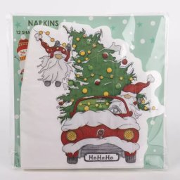 Șervețele de Crăciun decorative - set de 12 bucăți