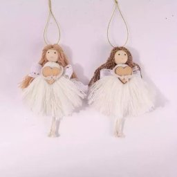 Îngeraș cu fustă de tull și inimioară - 14 cm, diverse modele