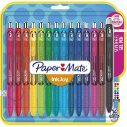 Paper Mate Pix Gel 0.7mm Colorat cu cerneală Multicolor 14buc M