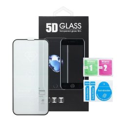Folie de protectie Ecran OEM pentru Xiaomi Redmi 13C, Sticla Securizata, Full Glue, 5D, Neagra